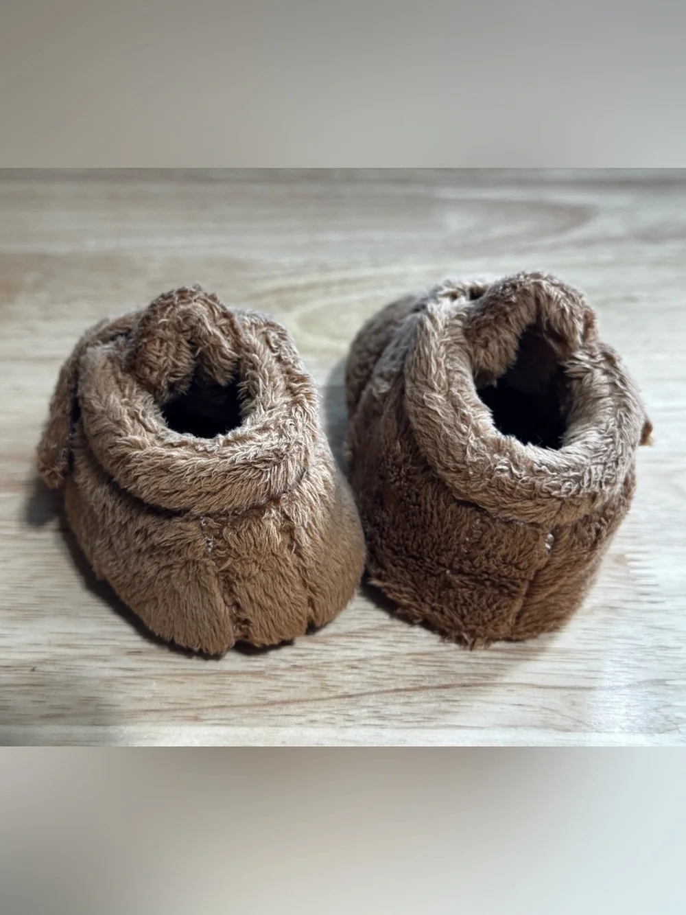 UGG Bixbee Baby Booties Chestnut Brown Size 2/3 6-12M Plush Crib Shoes